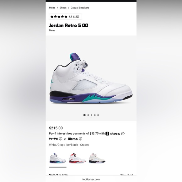 Jordan White and Teal Sneakers - Picture 8 of 8